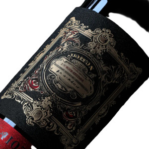 French Wine Label Vinyl Car Decal Sticker – Waterproof & UV-Resistant 8"