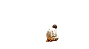 Praying Boy Desperation Vinyl Car Decal Sticker – Waterproof & UV-Resistant 8"