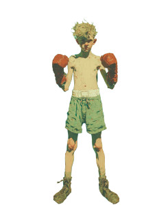 Determined Young Boxer V3 Vinyl Car Decal Sticker – Waterproof & UV-Resistant 8"