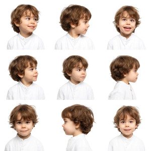 Cute Boy Model Vinyl Car Decal Sticker – Waterproof & UV-Resistant 8"