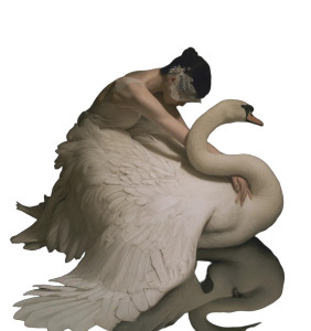 Leda And The Swan Vinyl Car Decal Sticker – Waterproof & UV-Resistant 8" Leda And The Swan Vinyl Car Decal Sticker – Waterproof & UV-Resistant 8"