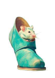 Synthwave Hamster Shoe Vinyl Car Decal Sticker – Waterproof & UV-Resistant 8"