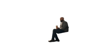 Bald Man With Beard Vinyl Car Decal Sticker – Waterproof & UV-Resistant 8"