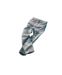 Floating Grey Jeans Vinyl Car Decal Sticker – Waterproof & UV-Resistant 8"