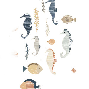 Cute Seahorses Illustration Vinyl Car Decal Sticker – Waterproof & UV-Resistant 8" Cute Seahorses Illustration Vinyl Car Decal Sticker – Waterproof & UV-Resistant 8"