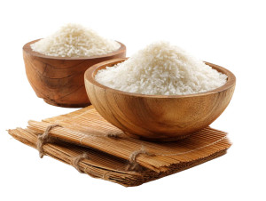 White Rice Bowl Vinyl Car Decal Sticker – Waterproof & UV-Resistant 8"