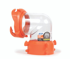 Camco RhinoFLEX Sewer Hose Connector | 90° Swivel Lug & Bayonet Fittings | Clear for Easy Viewing | Durable & UV Stabilized Camco RhinoFLEX Sewer Hose Connector | 90° Swivel Lug & Bayonet Fittings | Clear for Easy Viewing | Durable & UV Stabilized