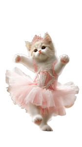 Dancing Kitten Ballerina Vinyl Car Decal Sticker – Waterproof & UV-Resistant 8" Dancing Kitten Ballerina Vinyl Car Decal Sticker – Waterproof & UV-Resistant 8"