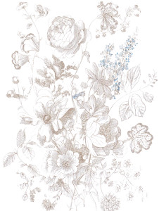 Vintage Botanical Bouquet V3 Vinyl Car Decal Sticker – Waterproof & UV-Resistant 8"