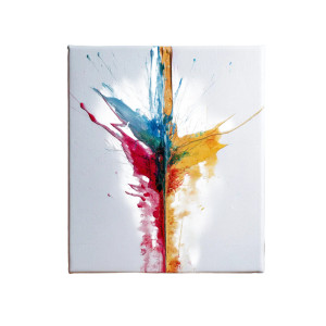 Splatter Paint Art Vinyl Car Decal Sticker – Waterproof & UV-Resistant 8"