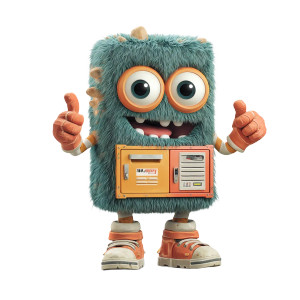 Woodyzzz Mascot Vinyl Car Decal Sticker – Waterproof & UV-Resistant 8"