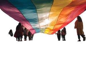 Pride Parade Celebration Vinyl Car Decal Sticker – Waterproof & UV-Resistant 8"