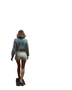 Skateboarding In Museum Vinyl Car Decal Sticker – Waterproof & UV-Resistant 8"