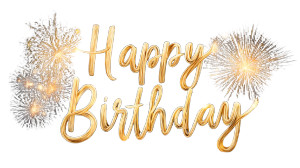 Golden Birthday Sky Vinyl Car Decal Sticker – Waterproof & UV-Resistant 8"