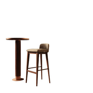 Modern Wooden Table Vinyl Car Decal Sticker – Waterproof & UV-Resistant 8"