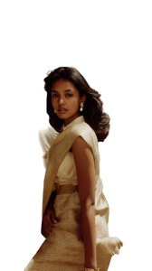 Indian Model In Sari Vinyl Car Decal Sticker – Waterproof & UV-Resistant 8"