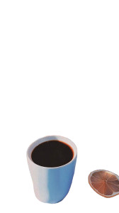Coffee Cup Floral Vinyl Car Decal Sticker – Waterproof & UV-Resistant 8"