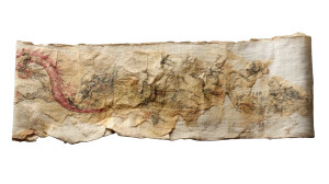 Japanese Textile Paper Vinyl Car Decal Sticker – Waterproof & UV-Resistant 8"