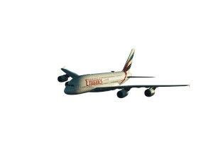 Emirates A380 Flight Vinyl Car Decal Sticker – Waterproof & UV-Resistant 8"