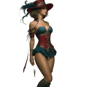 Enchanting Sorceress Vinyl Car Decal Sticker – Waterproof & UV-Resistant 8"