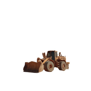 Bulldozer Under Attack Vinyl Car Decal Sticker – Waterproof & UV-Resistant 8"