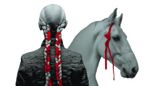 Surreal Medieval Encounter Vinyl Car Decal Sticker – Waterproof & UV-Resistant 8"