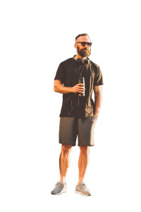 Active Urban Cyclist Vinyl Car Decal Sticker – Waterproof & UV-Resistant 8"