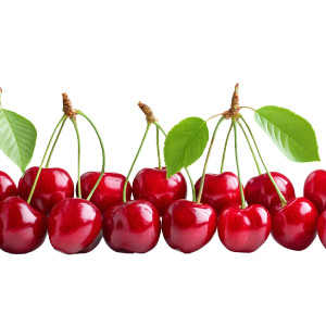 Stacked Red Cherries Vinyl Car Decal Sticker – Waterproof & UV-Resistant 8"