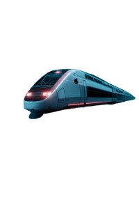 High-Speed Train V2 Vinyl Car Decal Sticker – Waterproof & UV-Resistant 8"