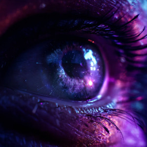 Galactic Eye Reflection Vinyl Car Decal Sticker – Waterproof & UV-Resistant 8" Galactic Eye Reflection Vinyl Car Decal Sticker – Waterproof & UV-Resistant 8"
