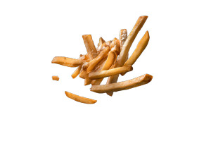 Flying French Fries Vinyl Car Decal Sticker – Waterproof & UV-Resistant 8"