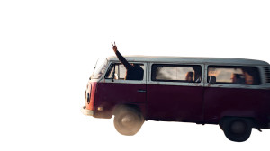 Vintage Vw Adventure Vinyl Car Decal Sticker – Waterproof & UV-Resistant 8"
