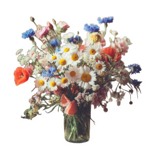 Wildflowers Bouquet Vinyl Car Decal Sticker – Waterproof & UV-Resistant 8" Wildflowers Bouquet Vinyl Car Decal Sticker – Waterproof & UV-Resistant 8"