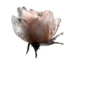 Pink Rose Vinyl Car Decal Sticker – Waterproof & UV-Resistant 8"