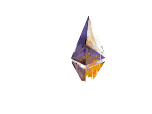 Ethereum Monument Vinyl Car Decal Sticker – Waterproof & UV-Resistant 8"