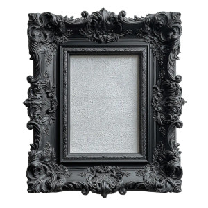 Ornate Oak Frame Vinyl Car Decal Sticker – Waterproof & UV-Resistant 8"
