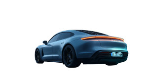 Futuristic Electric Car V2 Vinyl Car Decal Sticker – Waterproof & UV-Resistant 8"