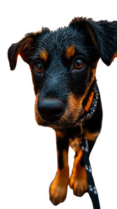 Cute Little Dog V2 Vinyl Car Decal Sticker – Waterproof & UV-Resistant 8"