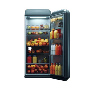 Premium Monochromatic Fridge Vinyl Car Decal Sticker – Waterproof & UV-Resistant 8"