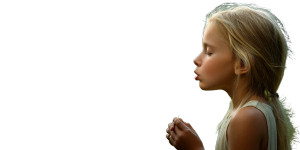 Child With Dandelion Vinyl Car Decal Sticker – Waterproof & UV-Resistant 8"