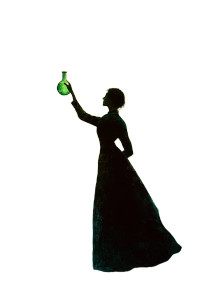 Scientific Silhouette Vinyl Car Decal Sticker – Waterproof & UV-Resistant 8"