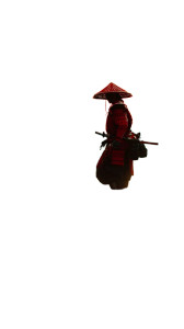 Samurai In Maple Forest Vinyl Car Decal Sticker – Waterproof & UV-Resistant 8"