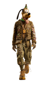 Surreal Pluto Lv Fashion Vinyl Car Decal Sticker – Waterproof & UV-Resistant 8"