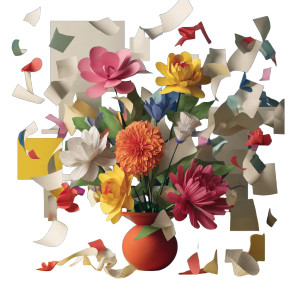 Bauhaus Paper Flowers Vinyl Car Decal Sticker – Waterproof & UV-Resistant 8" Bauhaus Paper Flowers Vinyl Car Decal Sticker – Waterproof & UV-Resistant 8"