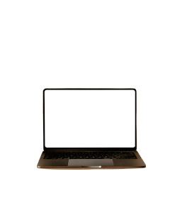 Minimal Laptop Mockup Vinyl Car Decal Sticker – Waterproof & UV-Resistant 8"