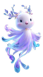 Ethereal Ghost & Deer Vinyl Car Decal Sticker – Waterproof & UV-Resistant 8"