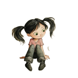 Girl With Unicorn V3 Vinyl Car Decal Sticker – Waterproof & UV-Resistant 8"