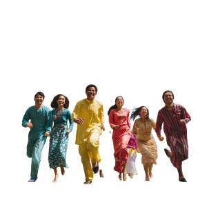 Joyful Cultural Run Vinyl Car Decal Sticker – Waterproof & UV-Resistant 8"