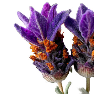 Lavender Pollen Close-Up Vinyl Car Decal Sticker – Waterproof & UV-Resistant 8"