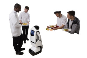 Meal Robot Assistant Vinyl Car Decal Sticker – Waterproof & UV-Resistant 8"